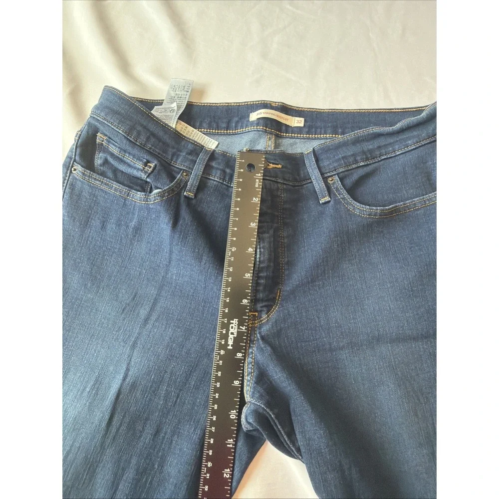 Levi's 315 Shaping‎ Bootcut Women's Jeans Size 32 (Fits US 12) Dark Blue Stretch